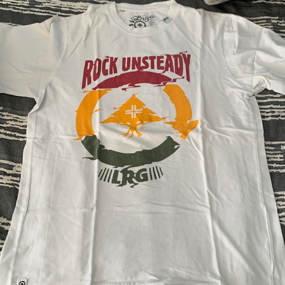 LRG T-shirt, medium, good condition has a slight small hole